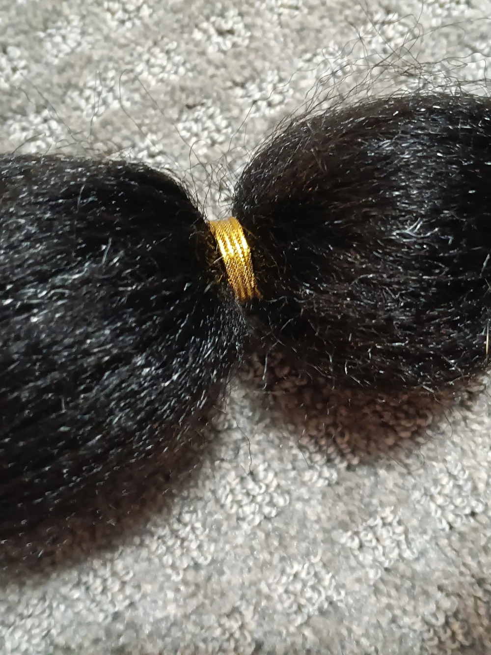 Black Synthetic Ponytail Hair Extensions - Versatile Styling